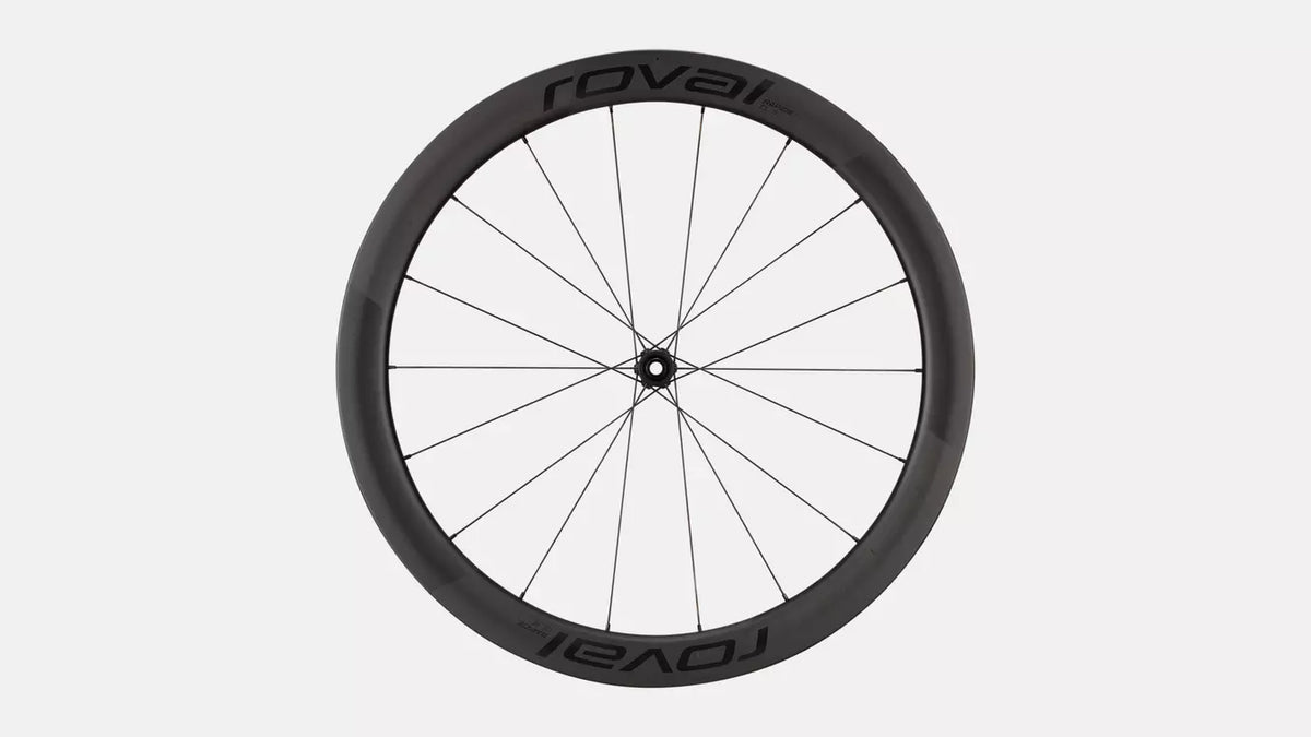 Roval Rapide CL III Carbon Wheel - Front - Satin Carbon/Satin Black