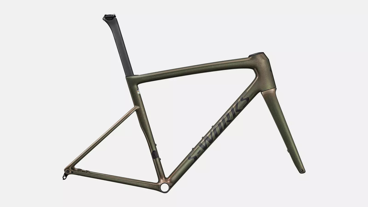 2025 S-Works Tarmac SL8 Frameset - Gloss Cypress Metallic/Magenta To Gold Pearl/Satin Black Metallic