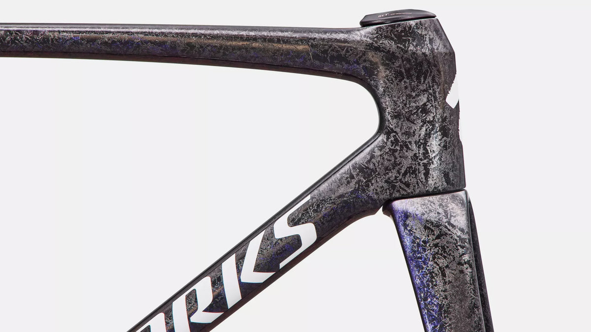 2027 S-Works Tarmac SL9 Frameset - Gloss Carbon / Red to Blue Pearl / White