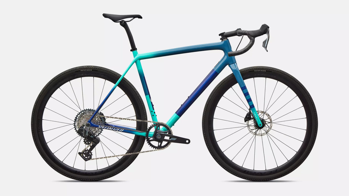 2026 Specialized Crux Expert - Grey Blue/Lagoon Blue/Dune White/Majesty Blue
