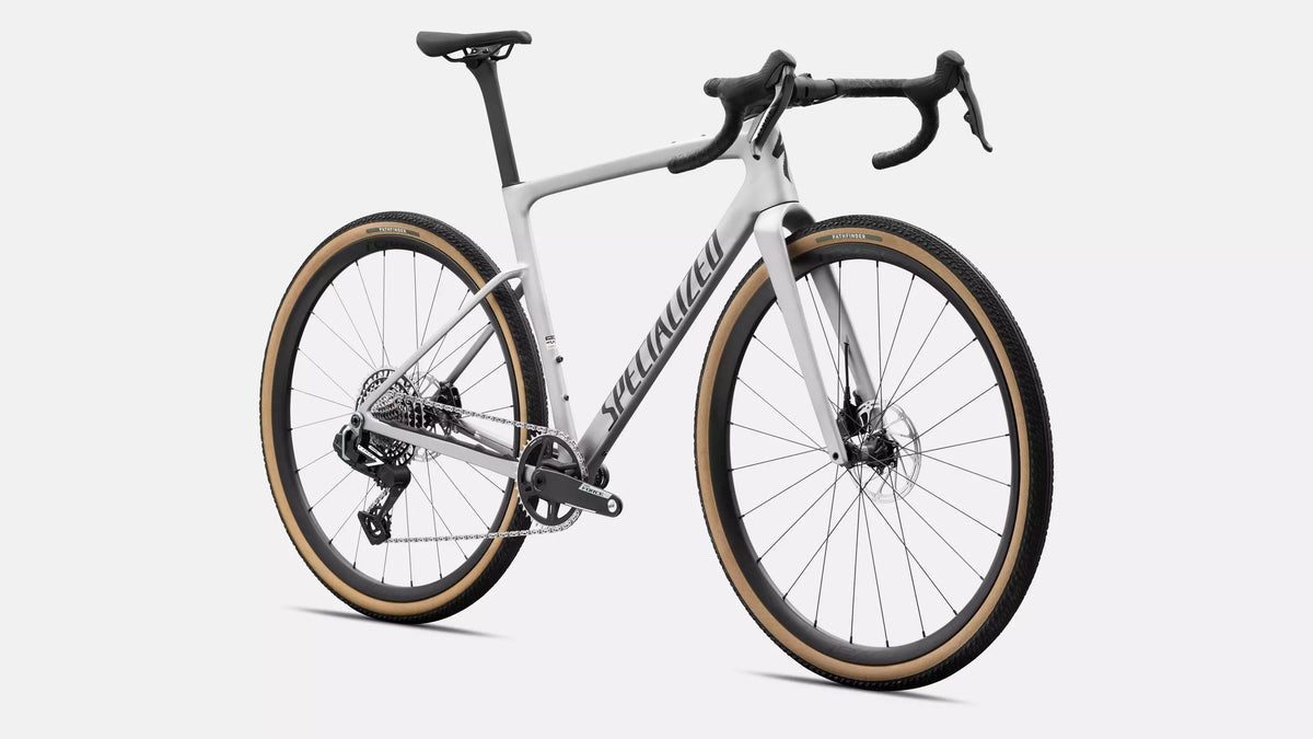 2027 Specialized Crux 5 Expert - SRAM Force XPLR - Shadow Silver/Obsidian Metallic