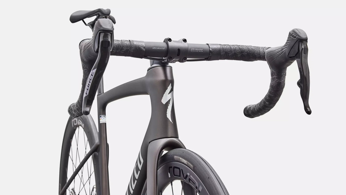 Specialized Tarmac SL9 Expert - Force AXS - Satin Warm Smoke Metallic / Silver Dust