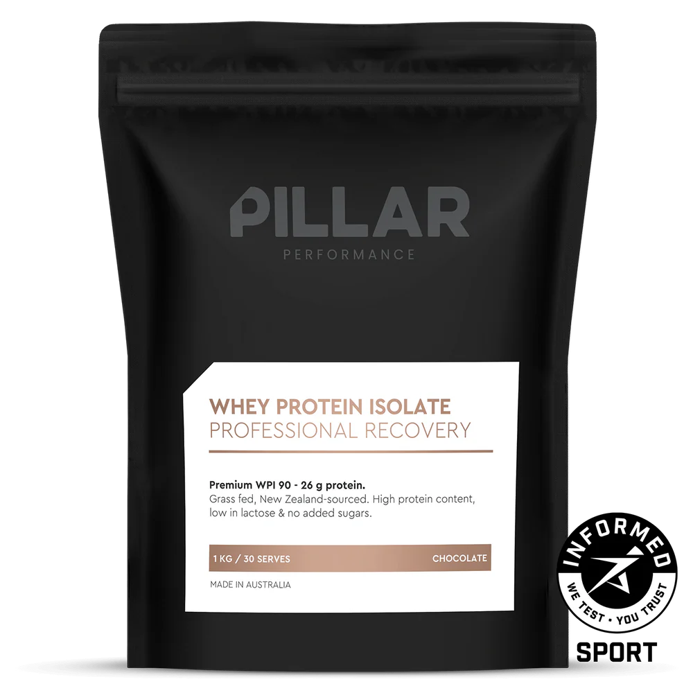 Pillar Performance - Grass Fed Whey Protein Isolate 90 - Chocolate