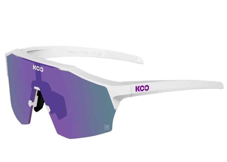 KOO - Alibi Sunglasses - Regular - MDD White/Violet Mirror Lens
