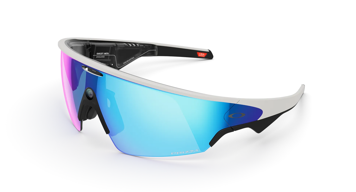 Oakley - Meta Vanguard - White w/ Prizm Sapphire Lens