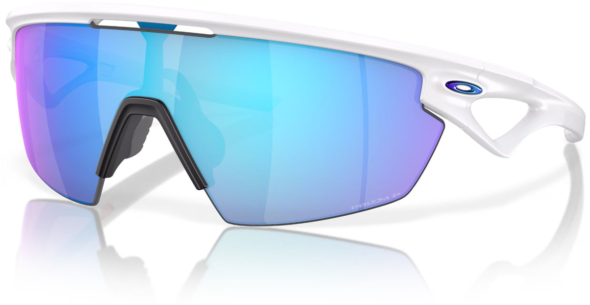 Oakley Sphaera - Matte White w/ Sapphire Prizim Polarized