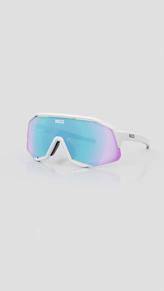 KOO - Demos Sunglasses - White/Turquoise