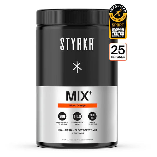 Styrkr - Mix+ - Blood Orange Dual-Carb & Electrolyte Mix 925g