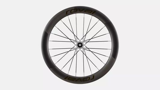 Roval Rapide Sprint CLX Carbon Wheel - Front - Satin Carbon/Gloss Black