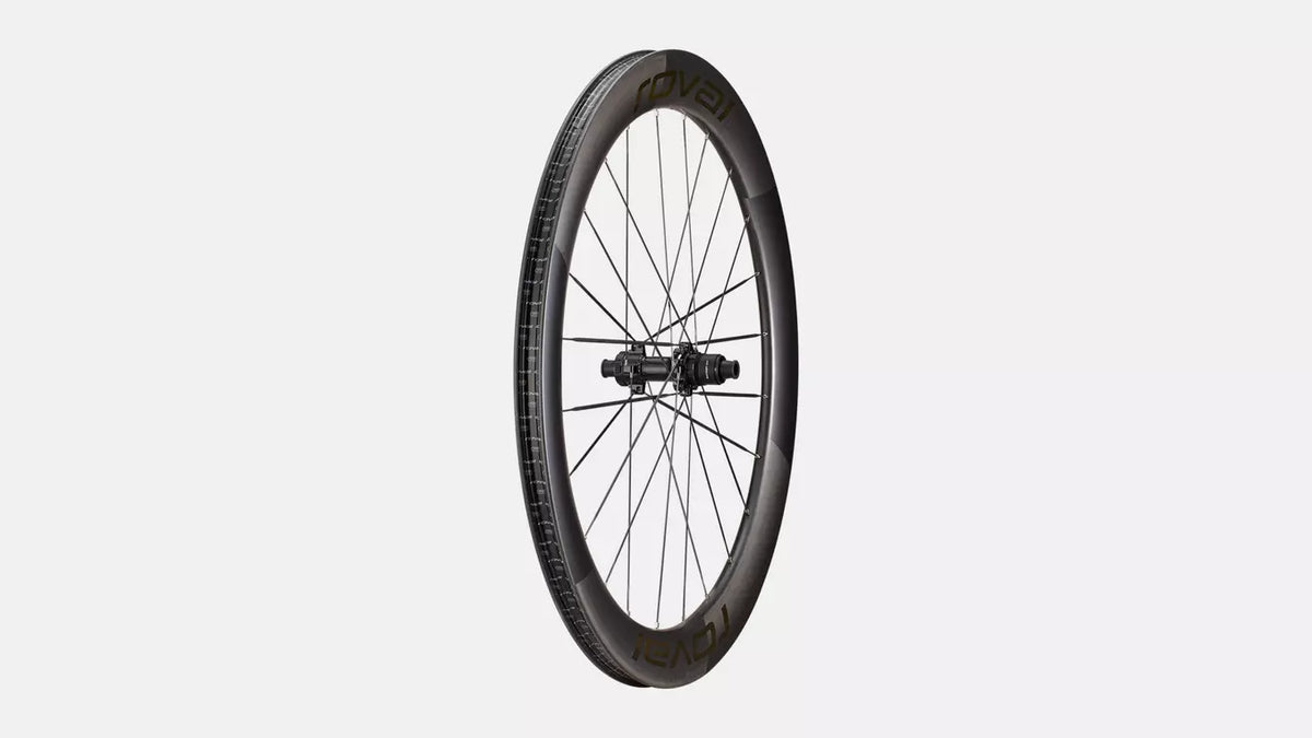 Roval Rapide Sprint CLX Carbon Wheel - Rear - Satin Carbon/Gloss Black