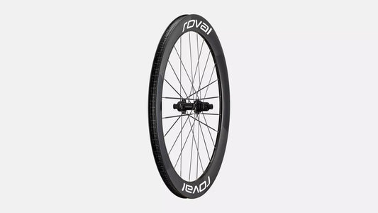 Roval Rapide Sprint CLX Carbon Wheel - Rear - Satin Carbon/Gloss White