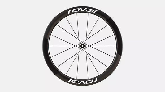 Roval Rapide CLX III Carbon Wheel - Front - Satin Carbon/Gloss White