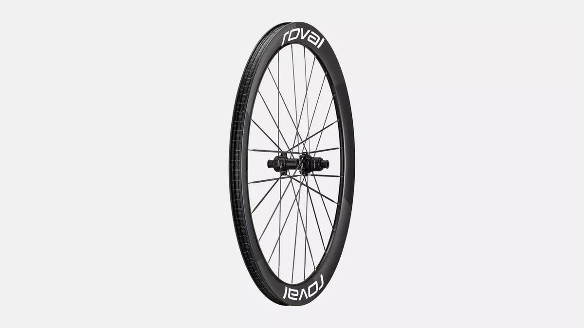 Roval Rapide CLX III Carbon Wheel - Rear - Satin Carbon/Gloss White