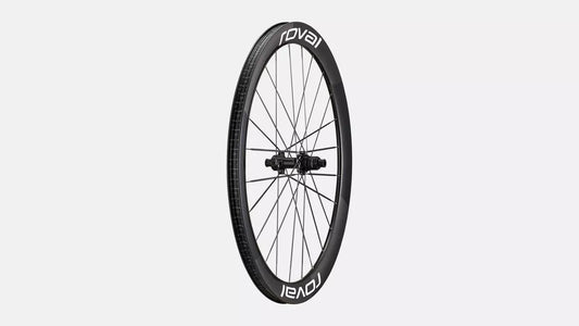 Roval Rapide CLX III Carbon Wheel - Rear - Satin Carbon/Gloss White