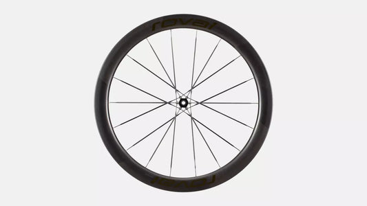 Roval Rapide CLX III Carbon Wheel - Front - Satin Carbon/Gloss Black