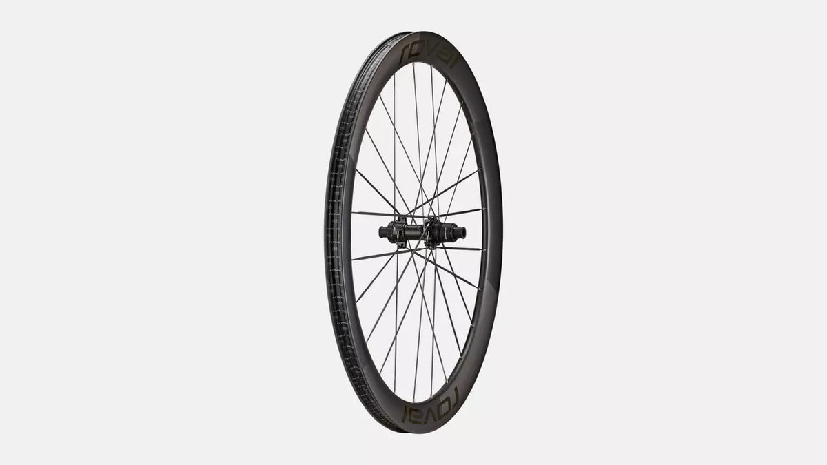 Roval Rapide CLX III Carbon Wheel - Rear - Satin Carbon/Gloss Black