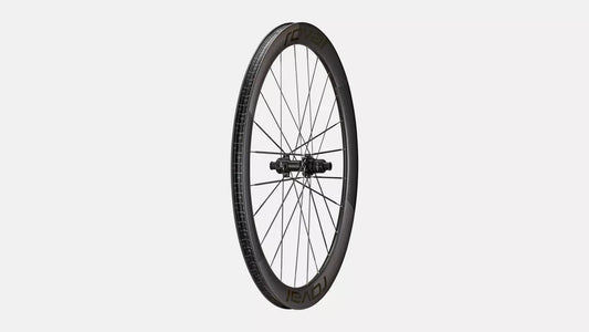Roval Rapide CLX III Carbon Wheel - Rear - Satin Carbon/Gloss Black