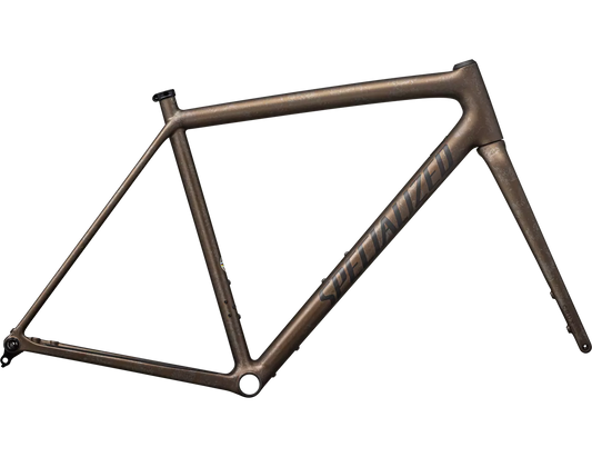 2025 Specialized Crux 10R Frameset - Burnt Gold Metallic / Black Pearl Dry Impasto / Obsidian