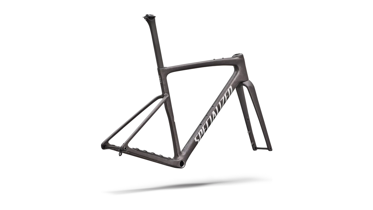2027 Specialized Crux 5 Frameset - FACT 10r Carbon - Warm Smoke Metallic/Silver Dust