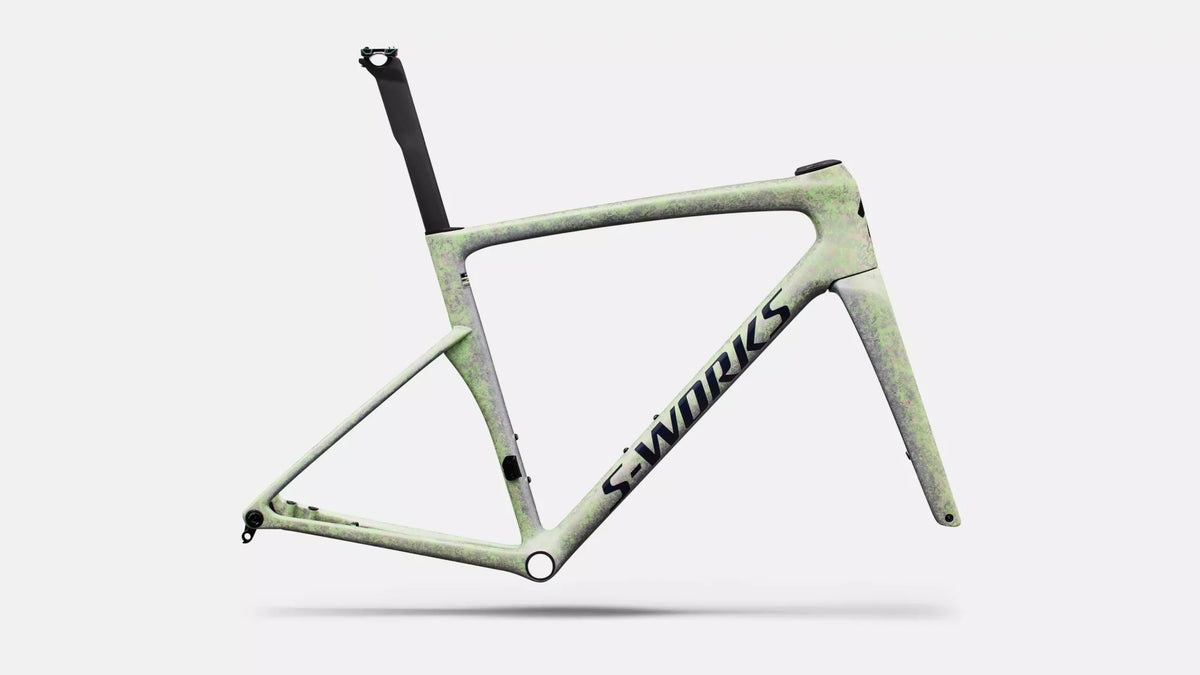 2027 S-Works Tarmac SL9 Frameset - Gloss Powder Lime / Amethyst Frost / Deep Marine Metallic