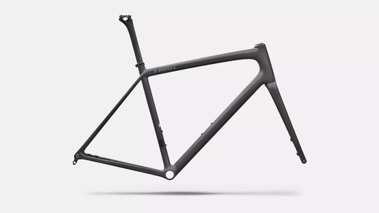 2026 S-Works Aethos 2 Frameset - Ready to Paint Raw Carbon / Premium Fjord Metallic