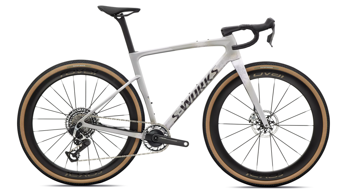 2027 S-Works Crux 5 - SRAM RED XPLR - Silver Dust/Amethyst Frost/Nebula Metallic