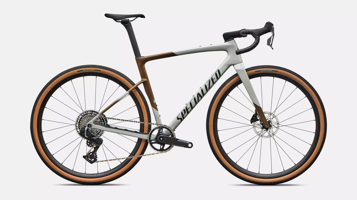 2027 Specialized Crux 5 Expert - SRAM Force XPLR - Burnt Gold/Dolomite Metallic/Obsidian Metallic