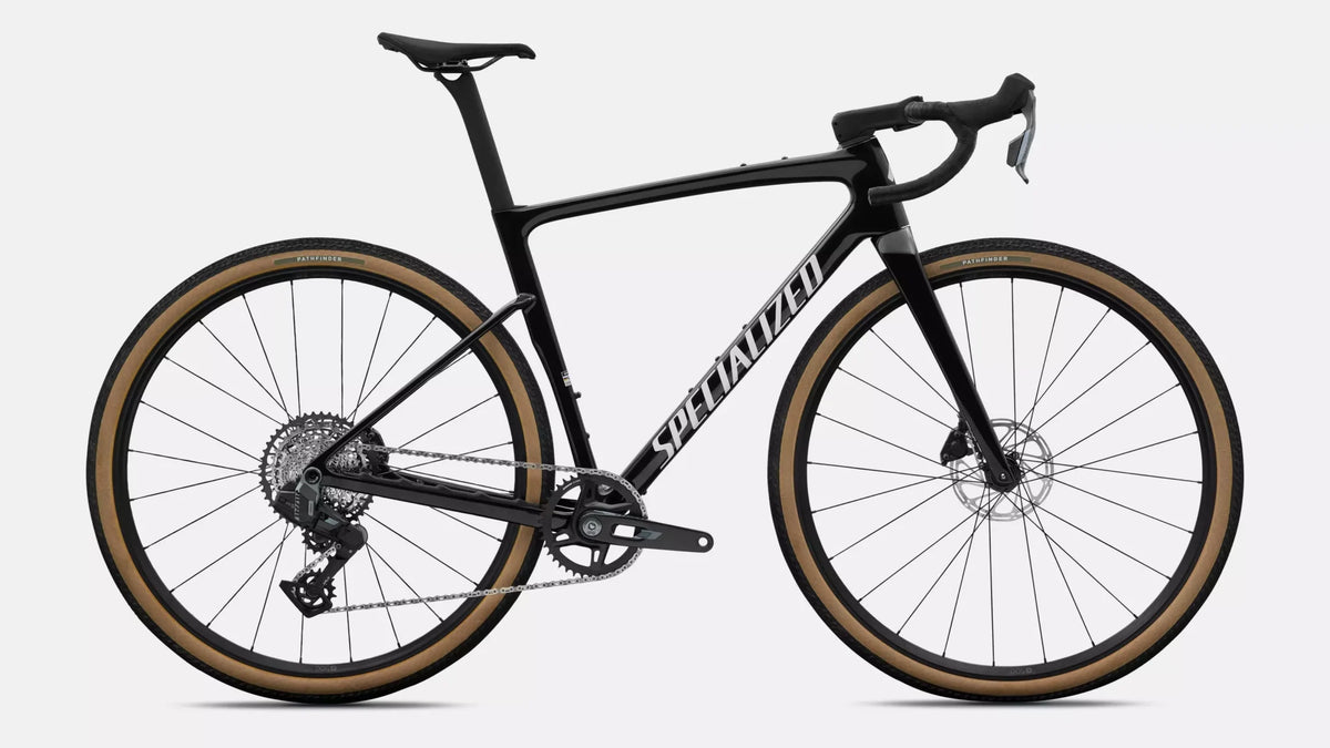 2027 Specialized Crux 5 Comp - SRAM Rival XPLR - Obsidian Metallic/Dune White