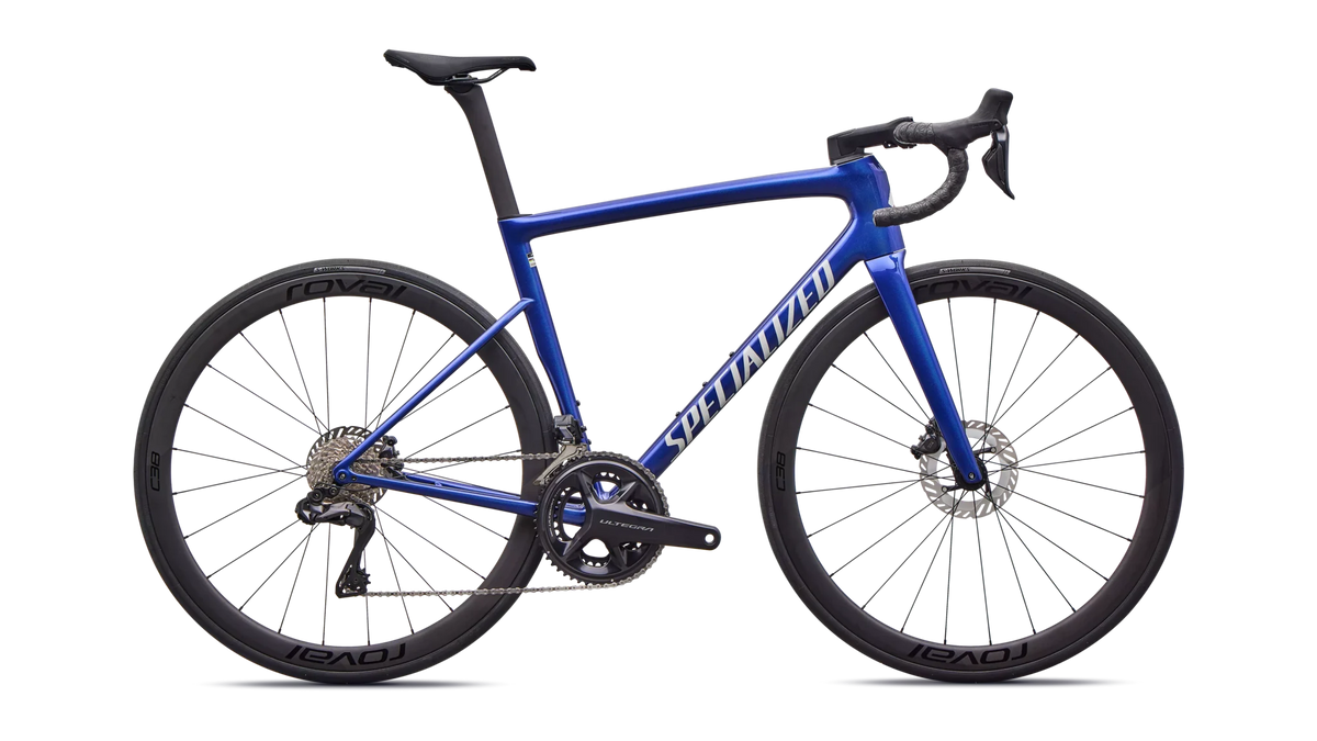 Specialized - Tarmac SL8 Expert - Shimano Ultegra Di2 - GLOSS BLUE MAJESTY METALLIC / DOLOMITE METALLIC