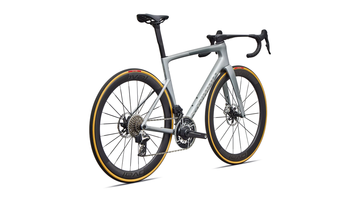 2027 S-Works Tarmac SL9 - SRAM Red AXS - Satin Silver Dust / Gloss Chrome