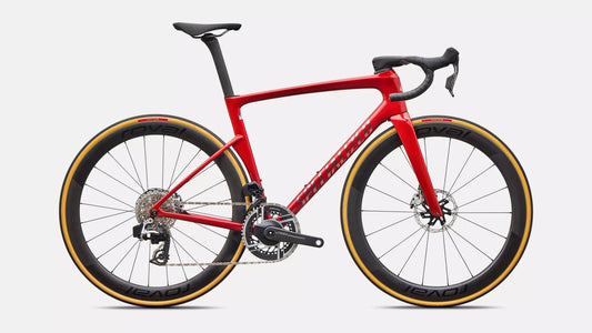 Specialized Tarmac SL9 S-Level - Red AXS - Gloss Cayenne Metallic / 25% Red Tint Over Chrome