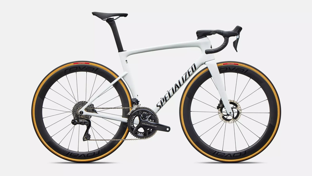 Specialized Tarmac SL9 S-Level - Dura Ace Di2 - Gloss White Silver Metallic / Tarmac Black