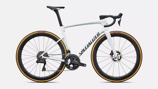 Specialized Tarmac SL9 S-Level - Dura Ace Di2 - Gloss White Silver Metallic / Tarmac Black