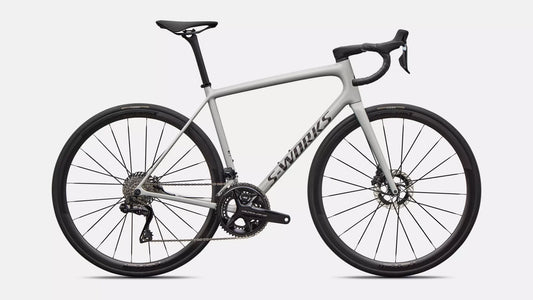2026 S-Works Aethos 2 - Dura Ace Di2 - Gloss Dolomite Metallic / Satin Nebula Metallic