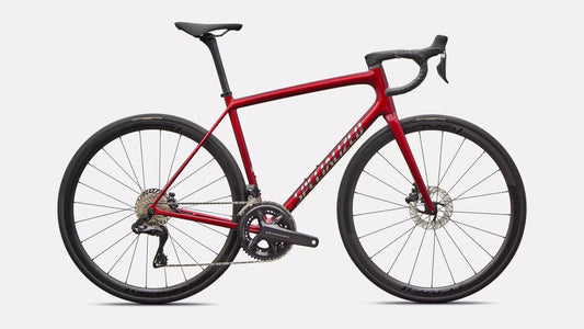 2026 Specialized Aethos 2 Pro - Ultegra Di2 - Gloss Red Sky / Chrome
