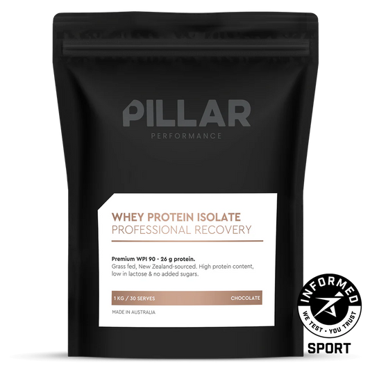 Pillar Performance - Grass Fed Whey Protein Isolate 90 - Chocolate