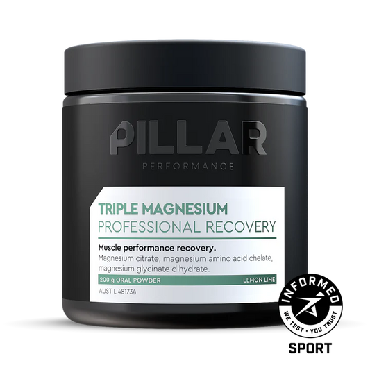 Pillar Performance - Triple Magnesium Recovery Powder - Lemon/Lime - Jar