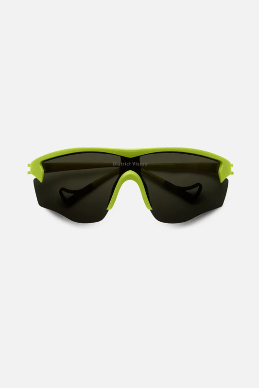 District Vision Junya Racer Sunglasses - Electric Green/D+ G15