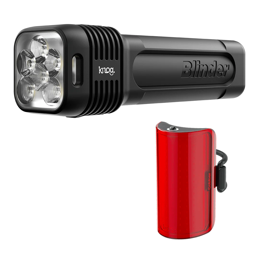 Knog Blinder 1300 + Mid Cobber