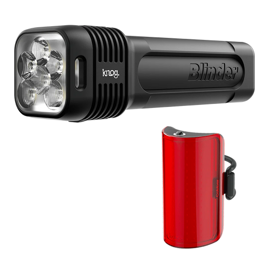 Knog Blinder 1300 + Mid Cobber