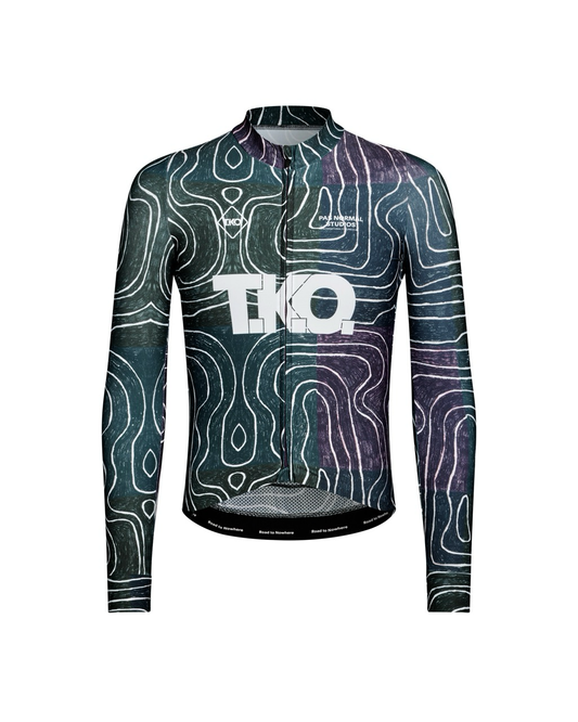 Pas Normal Studios - AW25 TKO Mechanism Long Sleeve Jersey - Black Multi