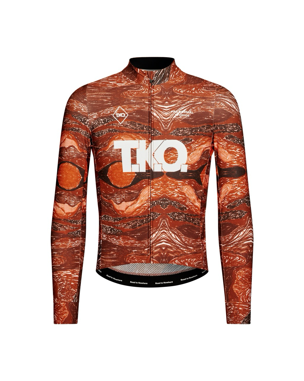 Pas Normal Studios - AW25 TKO Mechanism Thermal Woven Long Sleeve Jersey - Red