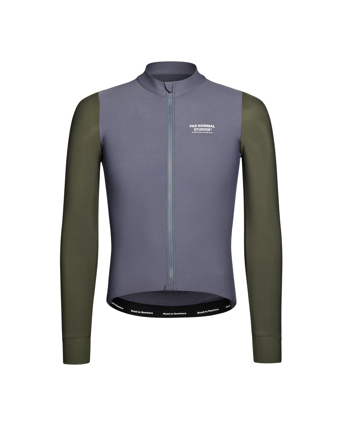 Pas Normal Studios - Mechanism Long Sleeve Jersey - Steel / Dark Olive