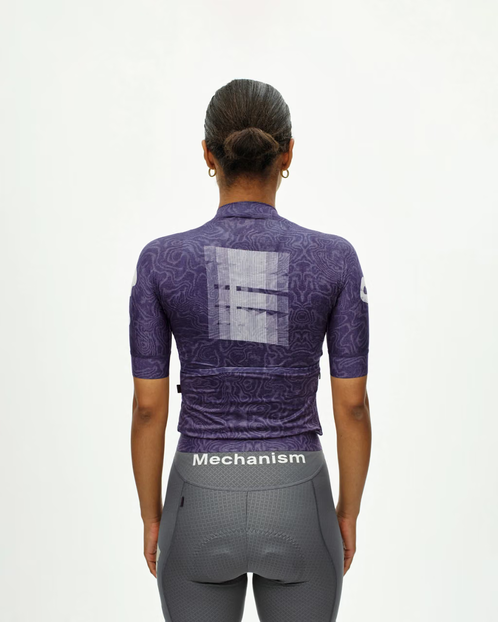 Pas Normal Studios - Women's Mechanism 2.0 Logo Jersey - AOP RTN Dark Purple