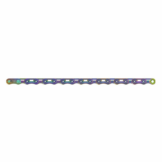 SRAM Red AXS E1 12 speed Flattop Chain w/PowerLock - Rainbow