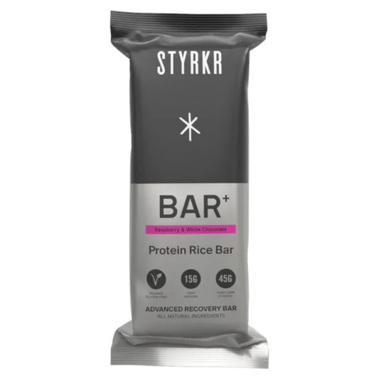 Styrkr - Bar+ with Protein - Raspberry/White Chocolate