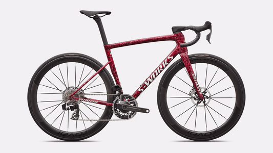 2026 S-Works Tarmac SL8 - SRAM Red AXS E1 - Gloss Redsky White Impasto