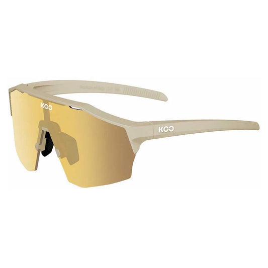 KOO - Alibi Sunglasses - Regular - Sand Matte/Gold Mirror Large
