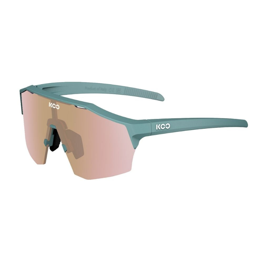 KOO - Alibi Sunglasses - Regular - Harbor Blue Matte/Copper Mirror