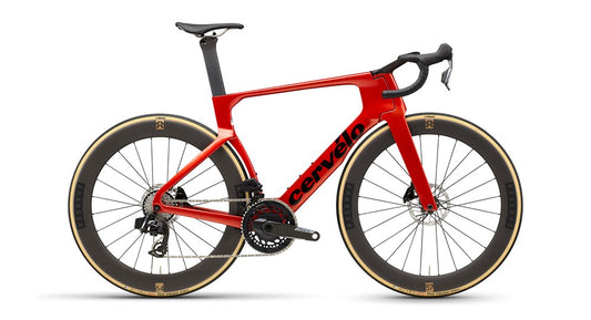 Cervelo S5 Force AXS Road Bike - Carnelian